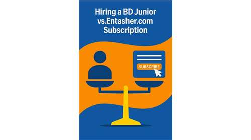 Should You Hire a  Business‑Development Junior or  Subscribe to Entasher.com? 2025  Cost...