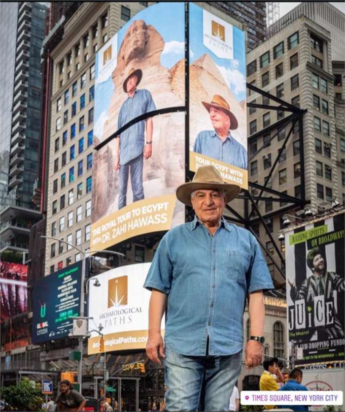 Dr. Zahi Hawass invites audiences to experience Egypt’s unique culture and heritage from Times Square