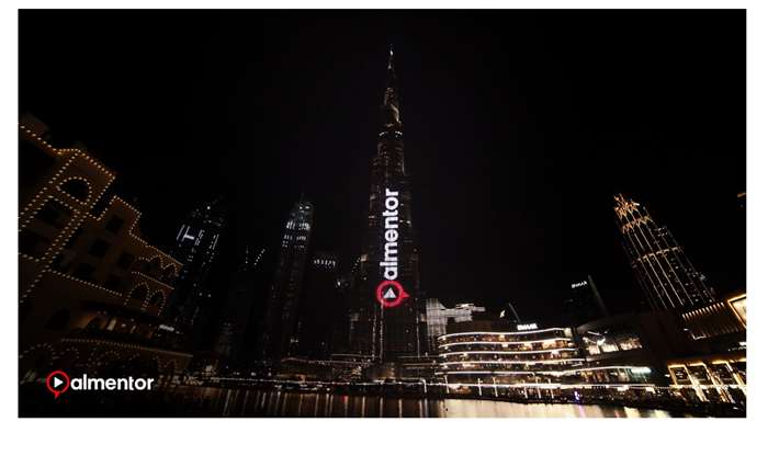 “Almentor” lights “ Burj Khalifa” revealing its latest edition