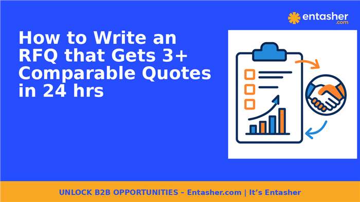 How to Write an RFQ in 2025 to Get 3+ Comparable Quotes in 24 Hours (Free Template)